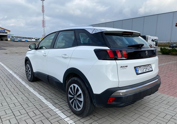 Peugeot 3008 cena 61990 przebieg: 136200, rok produkcji 2017 z Turek małe 596